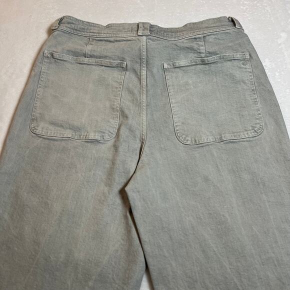 Madewell The Perfect Vintage Wide Leg Jean Size 32 Preppy Classic Preppy Stretch - Picture 10 of 14